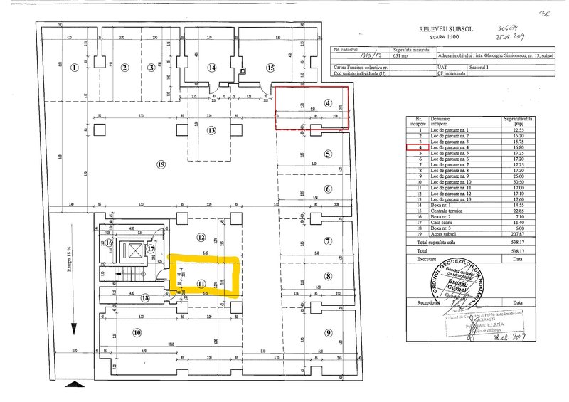 Nordului, Cartier Francez, 3 camere.